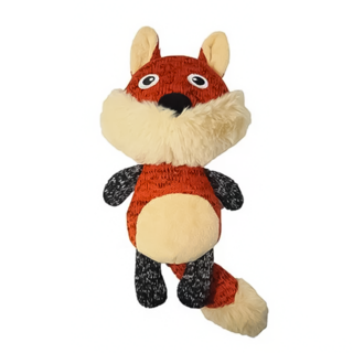 菲尼斯 針織系列 灰腳狐狸 狗玩具, 25 x 10cm, 1個