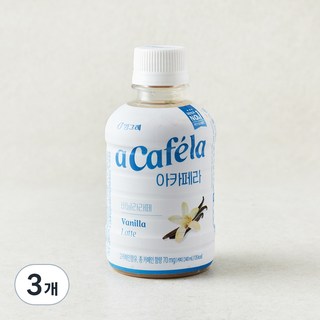 빙그레 아카페라 바닐라라떼, 240ml, 3개