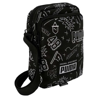 PUMA Academy 側背小包, 黑色 + 白色, 1個