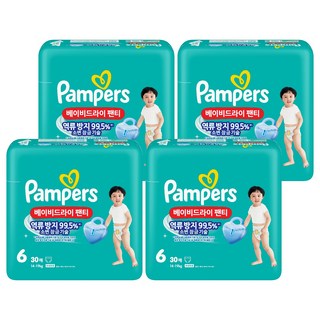 Pampers 幫寶適 Baby Dry褲型尿布, 第6階段, 120片