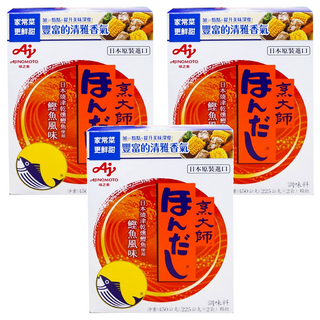 HONDASHI 烹大師 AJINOMOTO 味之素 鰹魚調味料, 450g, 3盒