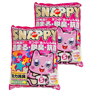 SNAPPY 貓砂 強效凝結 吸水力強, 檸檬香, 10L, 2包
