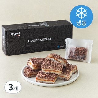 착한떡 호박팥시루 (냉동), 50g, 3개, 10개입