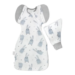 OhBabyLying 夏季輕薄款可換袖成長包巾