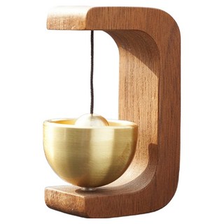 日式實木多巴胺風鈴 U形, 櫸木款, 7 x 4.5 x 2.2cm