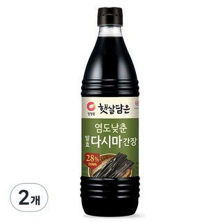 햇살담은 염도낮춘 발효 다시마 간장, 840ml, 2개