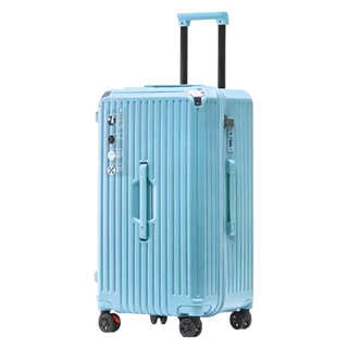 7822生活選物 大容量行李箱 萬向輪拉桿 密碼鎖 30吋, 42 x 35 x 85cm, 冰川藍