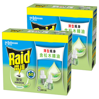 雷達超智慧薄型液體電蚊香補充瓶 含Etoc配方 有效驅蚊 無刺鼻氣味, 82ml, 2盒