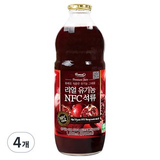 Funeat NFC紅石榴汁, 1L, 4瓶