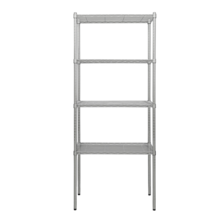 dayneeds 日需百備 輕型 電鍍插管波浪架 展示架 儲藏架, 電鍍, 4層