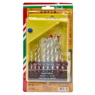 東久 水泥鑽頭8件組, 1組