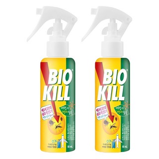 비오킬 휴대용 버그프리 미니 빈대 여행용 살충제, 95ml, 2개