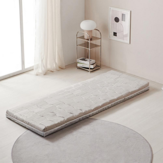 HOME JOBS 9區舒眠可折疊床墊附固定帶2件組