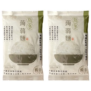 自在食刻 烏冬蒟蒻麵, 200g, 2包