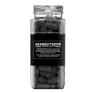 ADAMOUTDOOR 彈型拋棄式降噪隔音耳塞 120顆, NRR31分貝, SNR38分貝, 1罐
