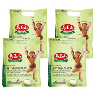 馬玉山 薏仁燕麥堅果飲, 360g, 1袋, 4袋
