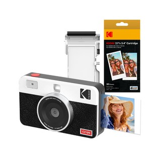 코닥 미니샷2 레트로 즉석카메라 C210R + 카트리지 번들, 1세트