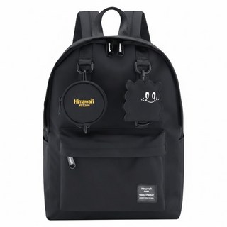 Himawari 超輕量筆電學生背包 附鑰匙圈 No.0422, 1個, 黑色