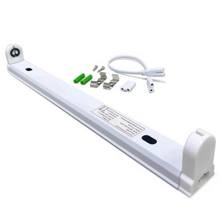 PRACTICAL 實用牌 LED1呎T8燈管空台, 額定輸入功率max 5W，適用光源:T25(T8)LED燈管, 1個
