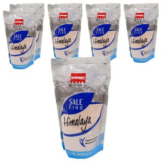 몬타스코 히말라야 고운 핑크소금, 500g, 6개