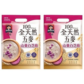 QUAKER 桂格 全天然五麥 山藥白芝麻 10入, 295g, 2袋