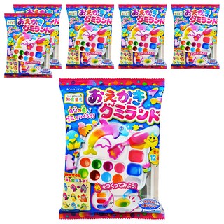 Kracie 葵緹亞 知育菓子 創意DIY 海洋小達人, 海洋食玩 (6袋), 6包