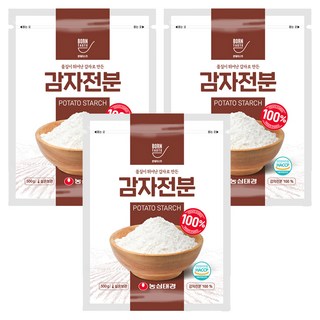 BORNTASTE 馬鈴薯澱粉, 3個, 500g