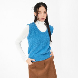 MIXXO 女款毛巾紗U領背心