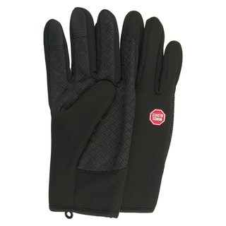 Vilico 秋冬騎自行車防滑觸屏手套, 黑色