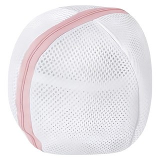 葉子小舖 加厚對開內衣洗衣袋, 粉色, 1個