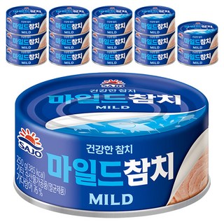 사조 마일드 참치, 250g, 15개