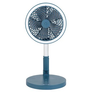 Beldray 無線三合一伸縮摺疊風扇 附LED環形燈 藍色 立扇/桌扇/壁扇, EH3413