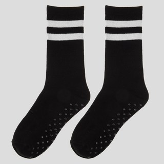 BASE ALPHA ESSENTIALS 線條腳底防滑長襪