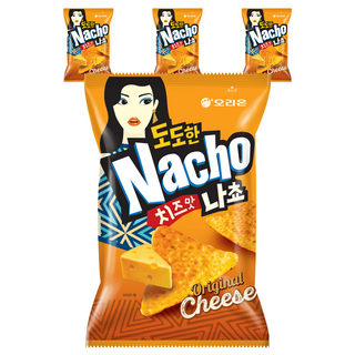 ORION 好麗友 玉米脆片 起司口味, 4包, 92g