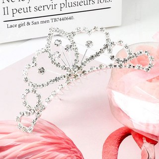 PARTYSHOW 水鑽皇冠 中型 B款, 3個, 銀色