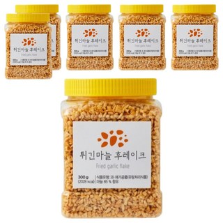 튀긴마늘 후레이크, 300g, 6개