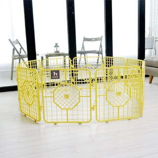 Oops 中型犬圍欄 10片, 象牙白, 10個