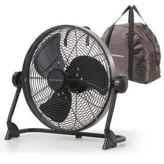 대우 휴대용 캠핑용 무선 메탈 선풍기 30cm 전용가방 포함, DEF-EV1200, 블랙 + 웜그레이