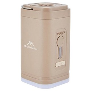 山之客 微電池氣泵-帶燈款 輕巧便攜 適用多種氣球, 1入, 棕色