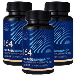 뉴트리원 루테인 지아잔틴 164 알티지 오메가3, 100정, 3개