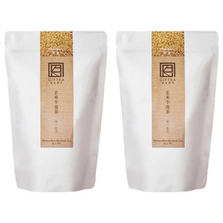 恩品禮茶 玄米牛蒡茶包 無咖啡因 台灣產 冷熱皆宜, 8g, 12包, 2袋
