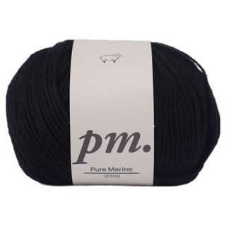 brandyarn Pure Merino 100 美麗諾羊毛 50g, 01 午夜藍, 1個