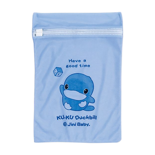 KU.KU Duckbill 酷咕鴨 雙層洗衣袋, 藍色, 1個