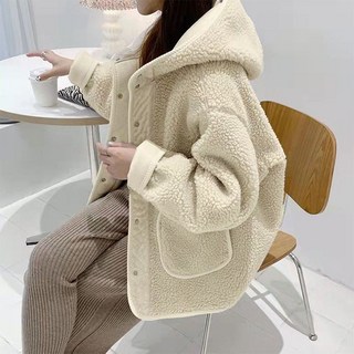 MEICHEL 女款 Herit 口袋QQ毛連帽夾克外套 11971