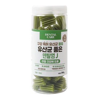 라피끄 강아지 유산균 품은 덴탈껌, 관절 건강, 300g, 1개