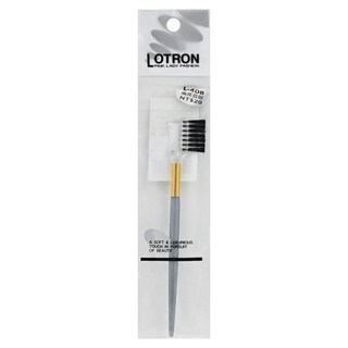 LOTRON 兩用眉刷 14*2.6*0.5cm, L-408, 1支