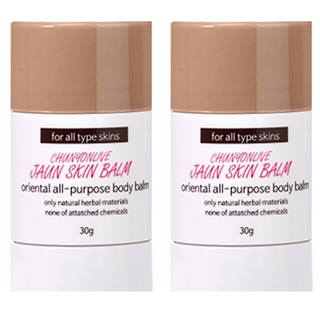 천연라이브 자운스킨밤 스틱형, 30g, 2개