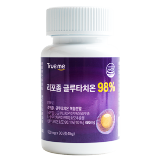 트루미 리포좀 글루타치온 98%, 1개, 90정