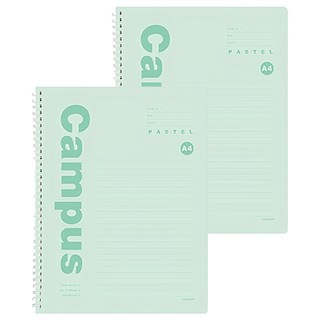 Pinkfoot 6000 粉彩Campus A4筆記本 2入組,  顏色隨機 , 1組