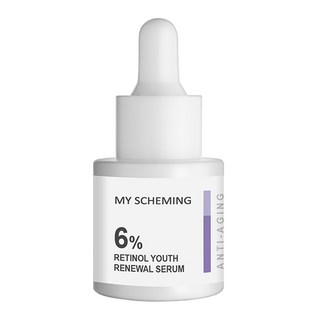 MY SCHEMING 我的心機 6% A醇抗齡修復精華, 15ml, 1瓶